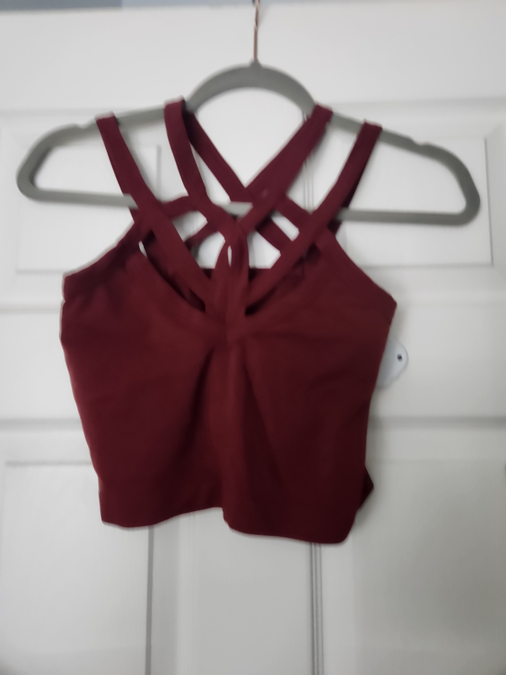Daytrip Burgundy Cropped Tank Top